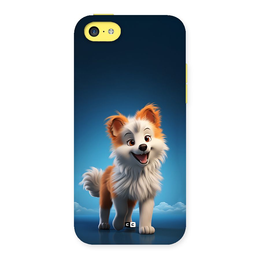 Cute Puppy Walking Back Case for iPhone 5C