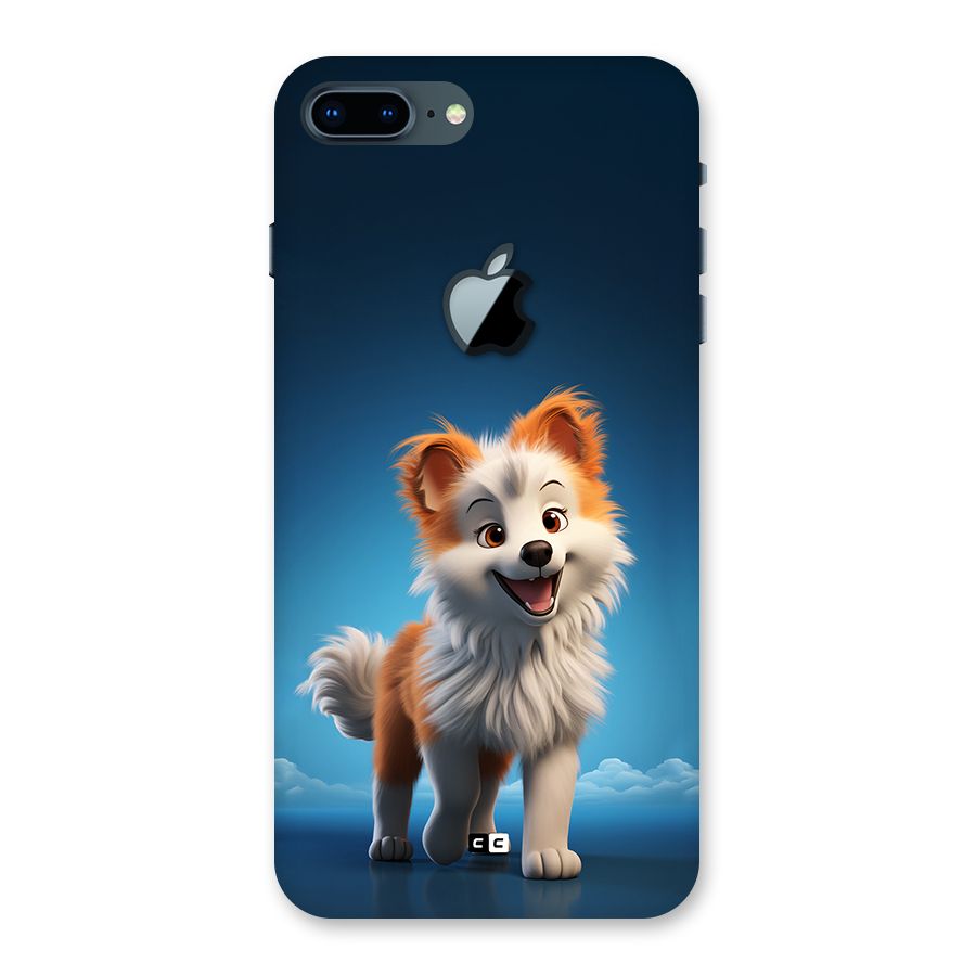 Cute Puppy Walking Back Case for iPhone 7 Plus Apple Cut