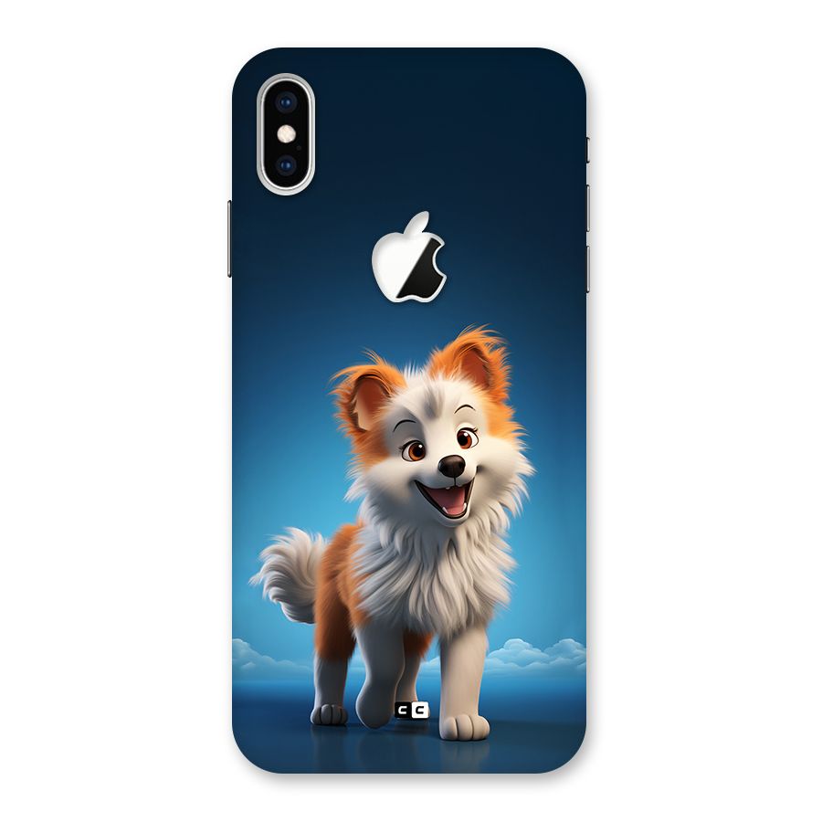 Cute Puppy Walking Back Case for iPhone XS Max Apple Cut