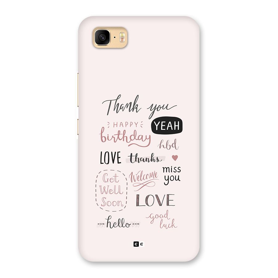 Cute Quotes Back Case for Zenfone 3s Max