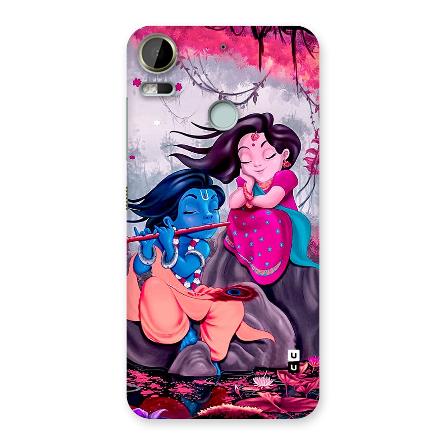 Cute Radha Krishna Back Case for Desire 10 Pro