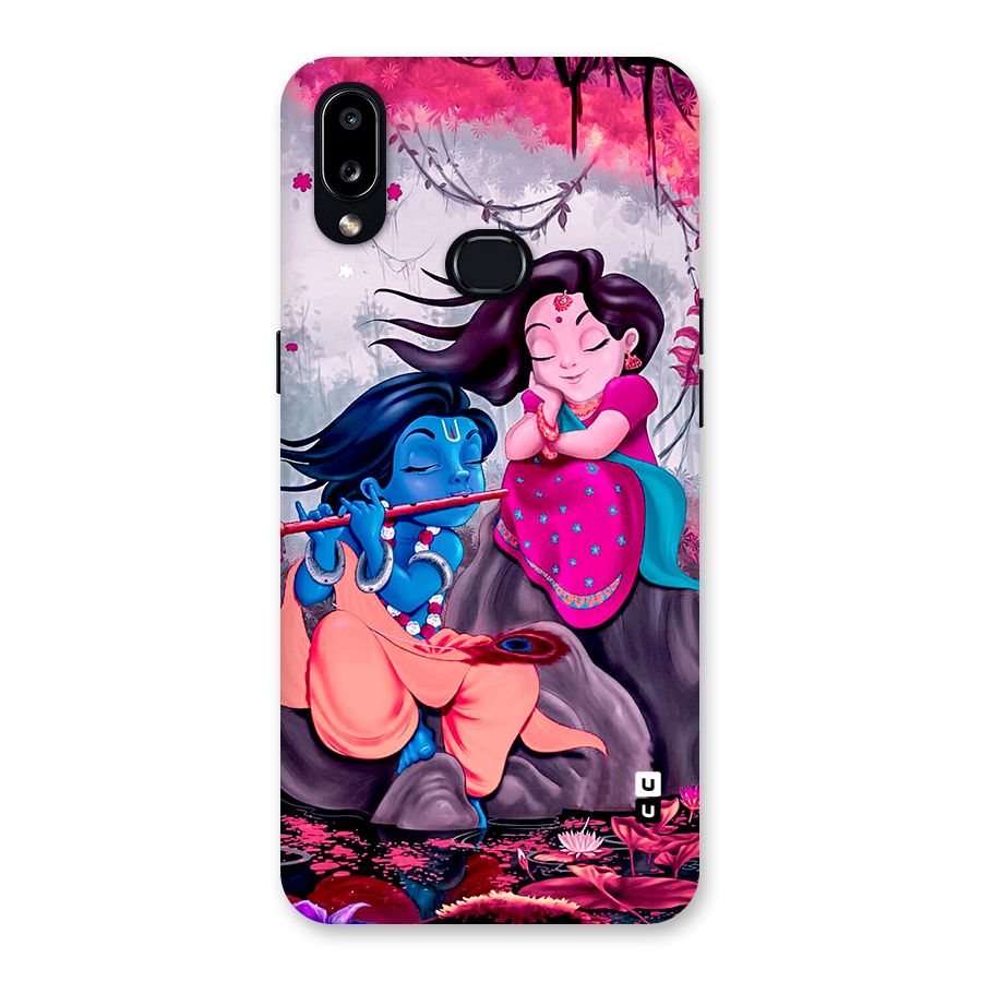 Cute Radha Krishna Back Case for Galaxy A10s