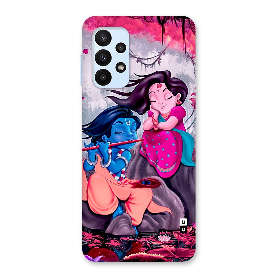 Cute Radha Krishna Back Case for Galaxy A23
