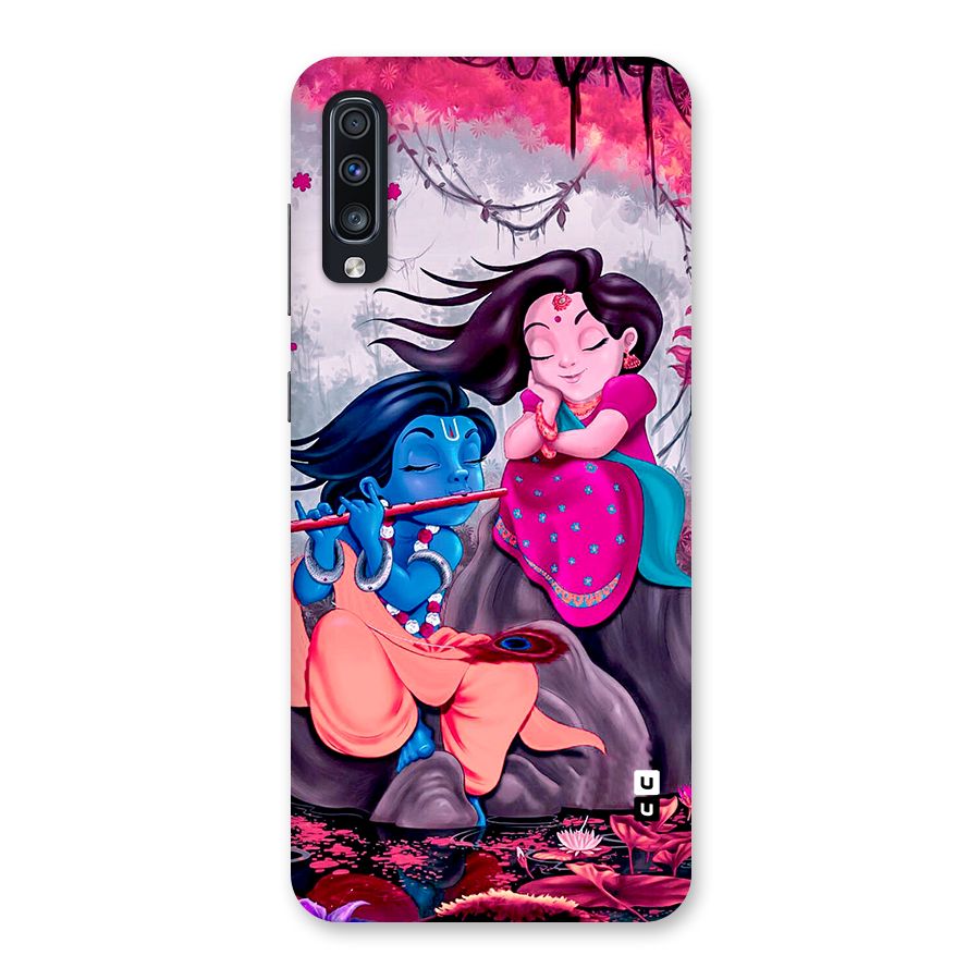 Cute Radha Krishna Back Case for Galaxy A70