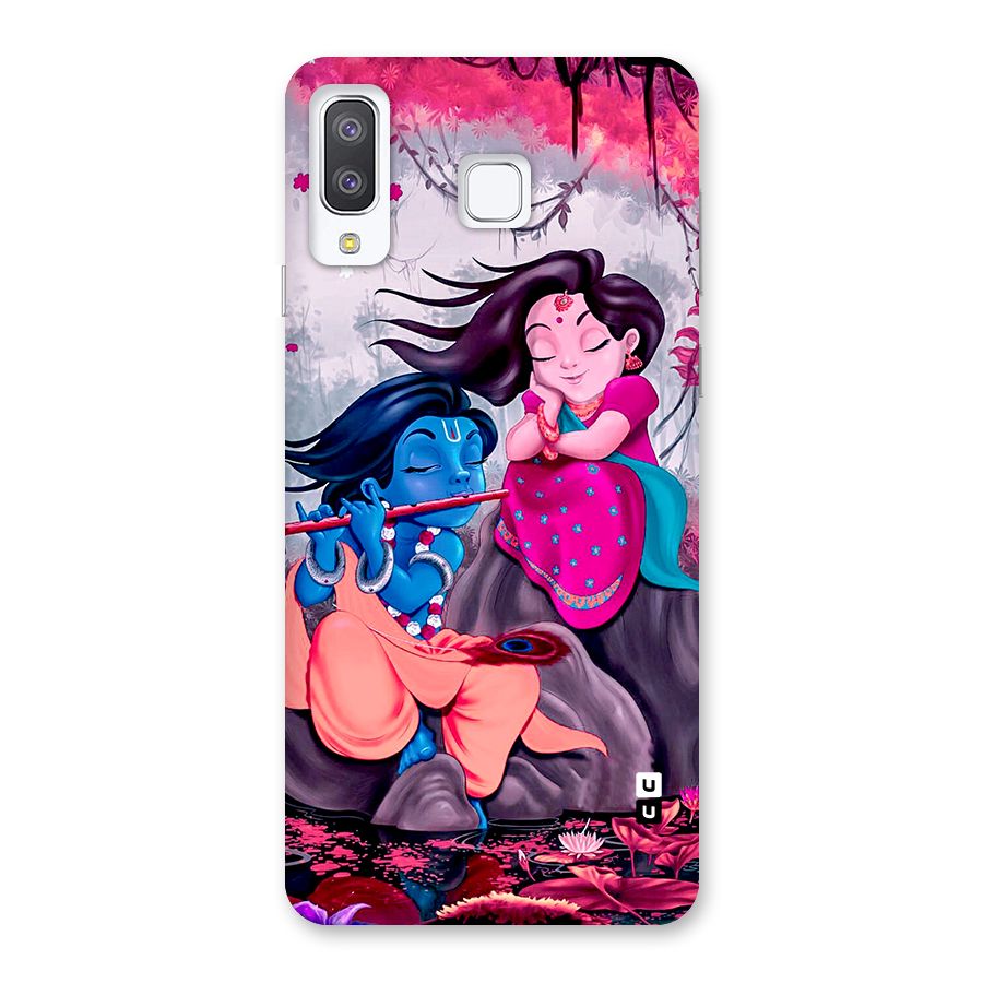 Cute Radha Krishna Back Case for Galaxy A8 Star