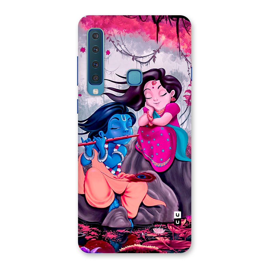 Cute Radha Krishna Back Case for Galaxy A9 (2018)
