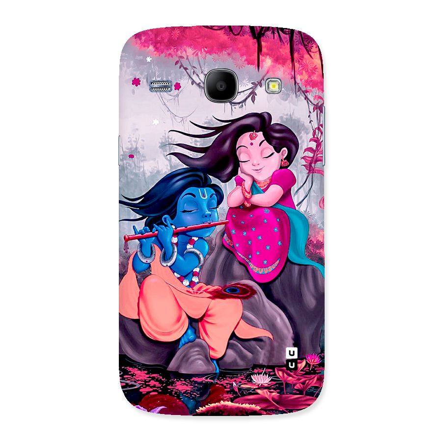 Cute Radha Krishna Back Case for Galaxy Core