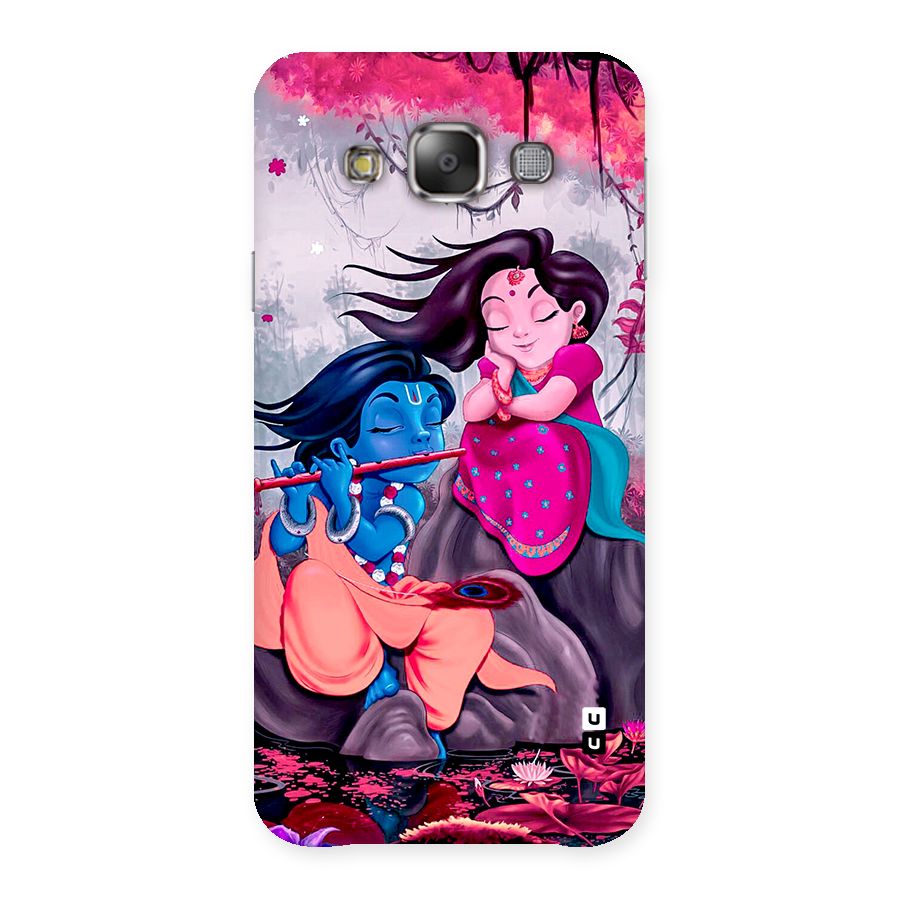 Cute Radha Krishna Back Case for Galaxy E7