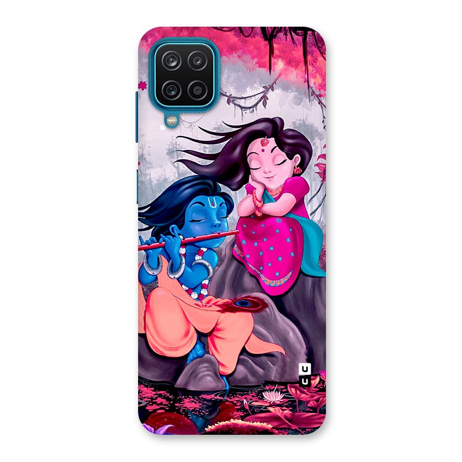 Cute Radha Krishna Back Case for Galaxy F12