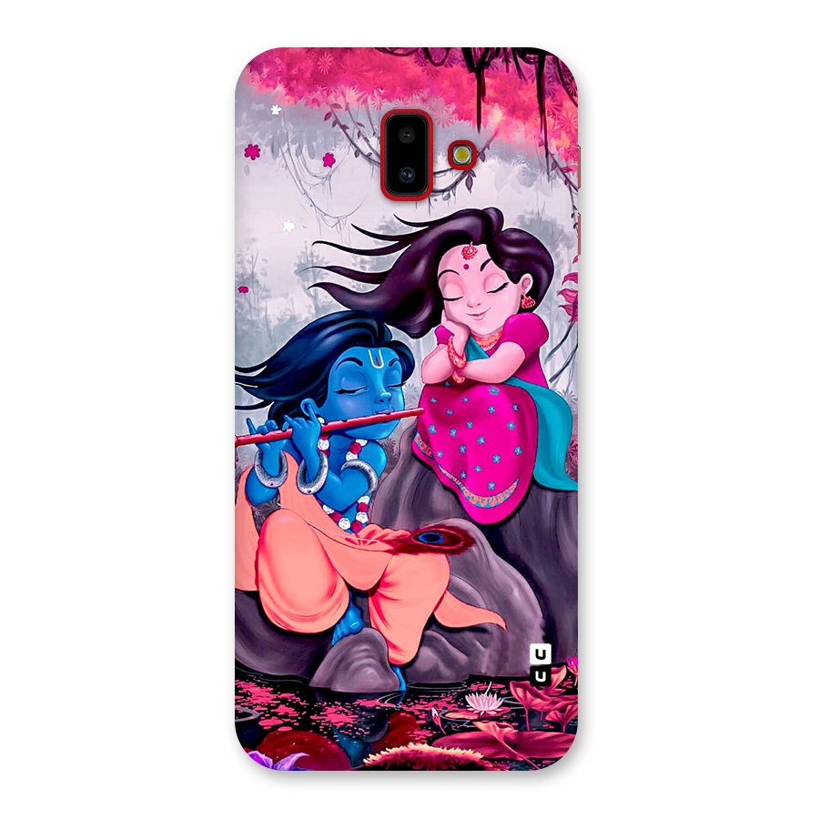 Cute Radha Krishna Back Case for Galaxy J6 Plus