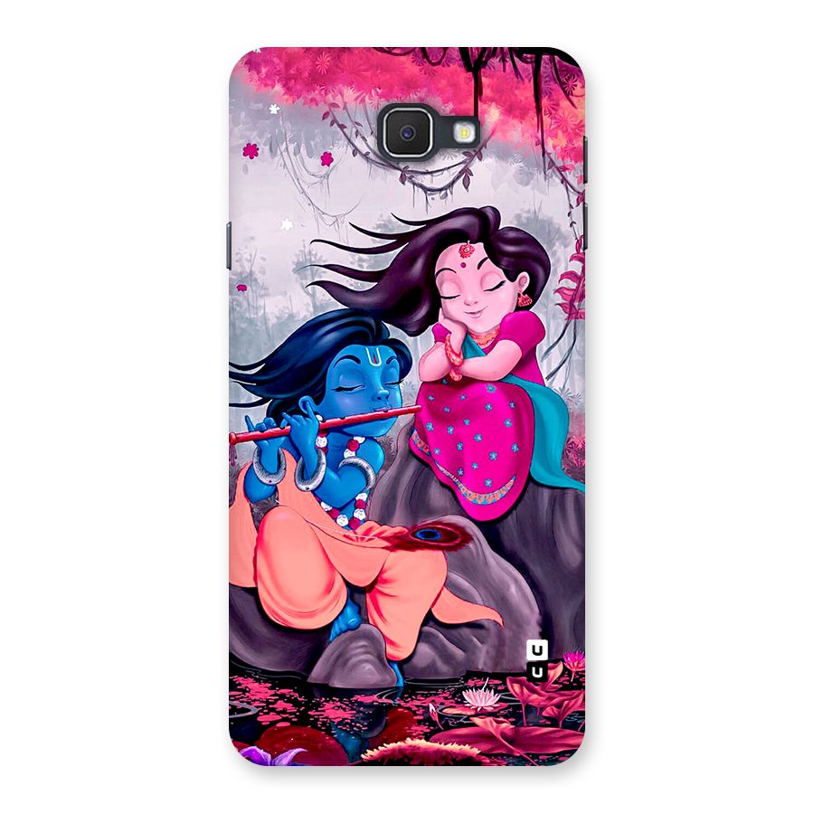 Cute Radha Krishna Back Case for Galaxy J7 Prime