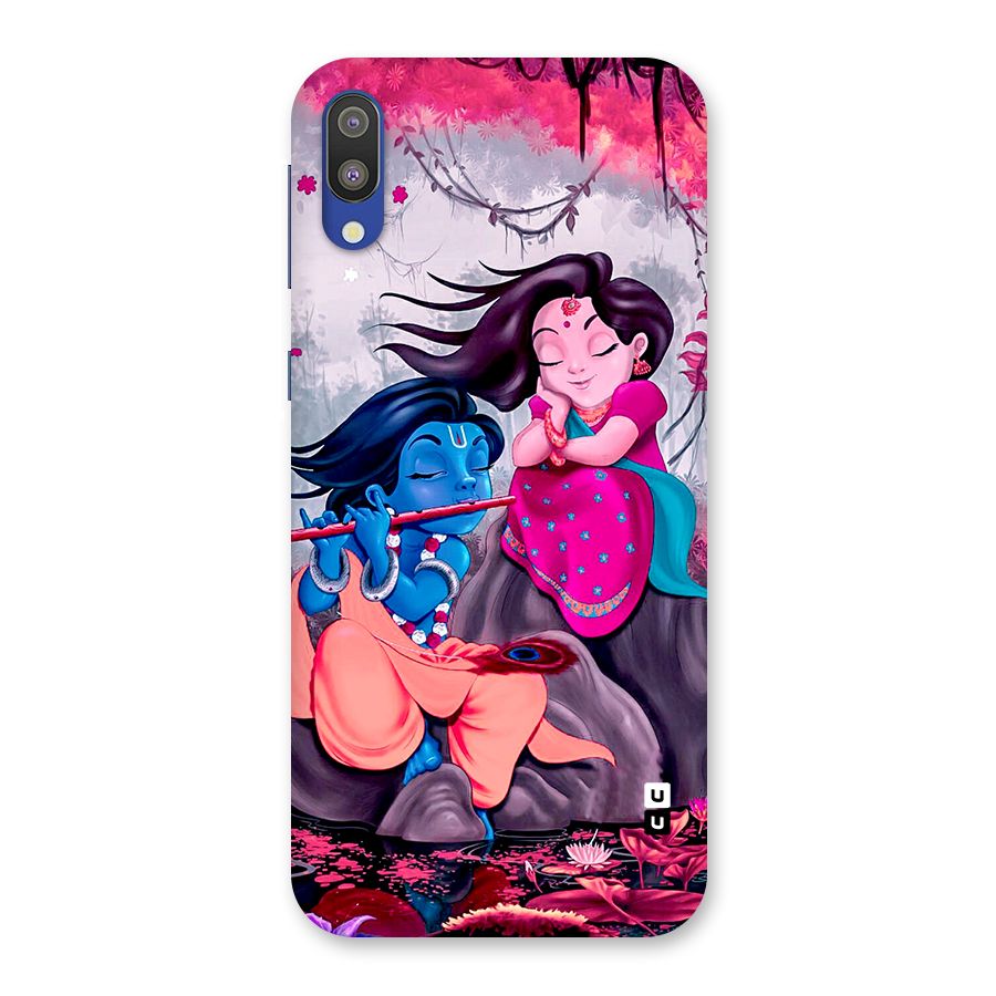 Cute Radha Krishna Back Case for Galaxy M10