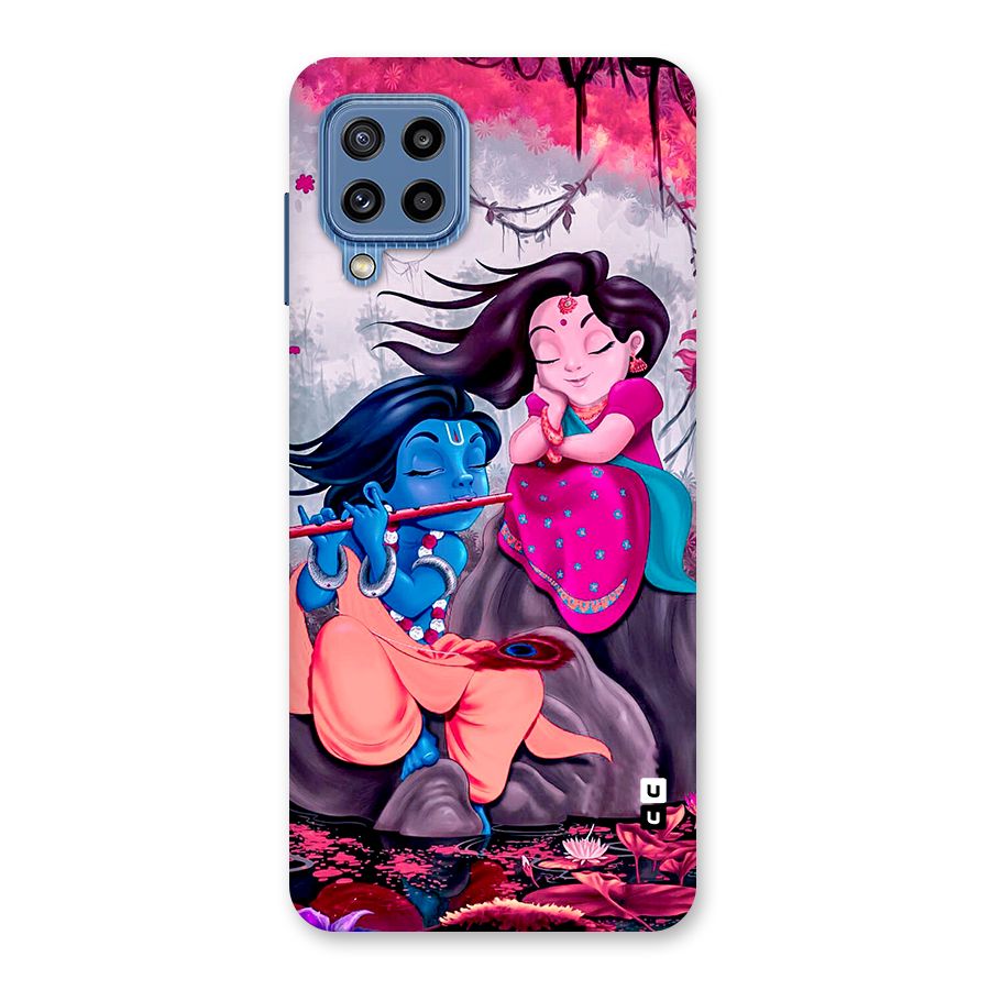 Cute Radha Krishna Back Case for Galaxy M32