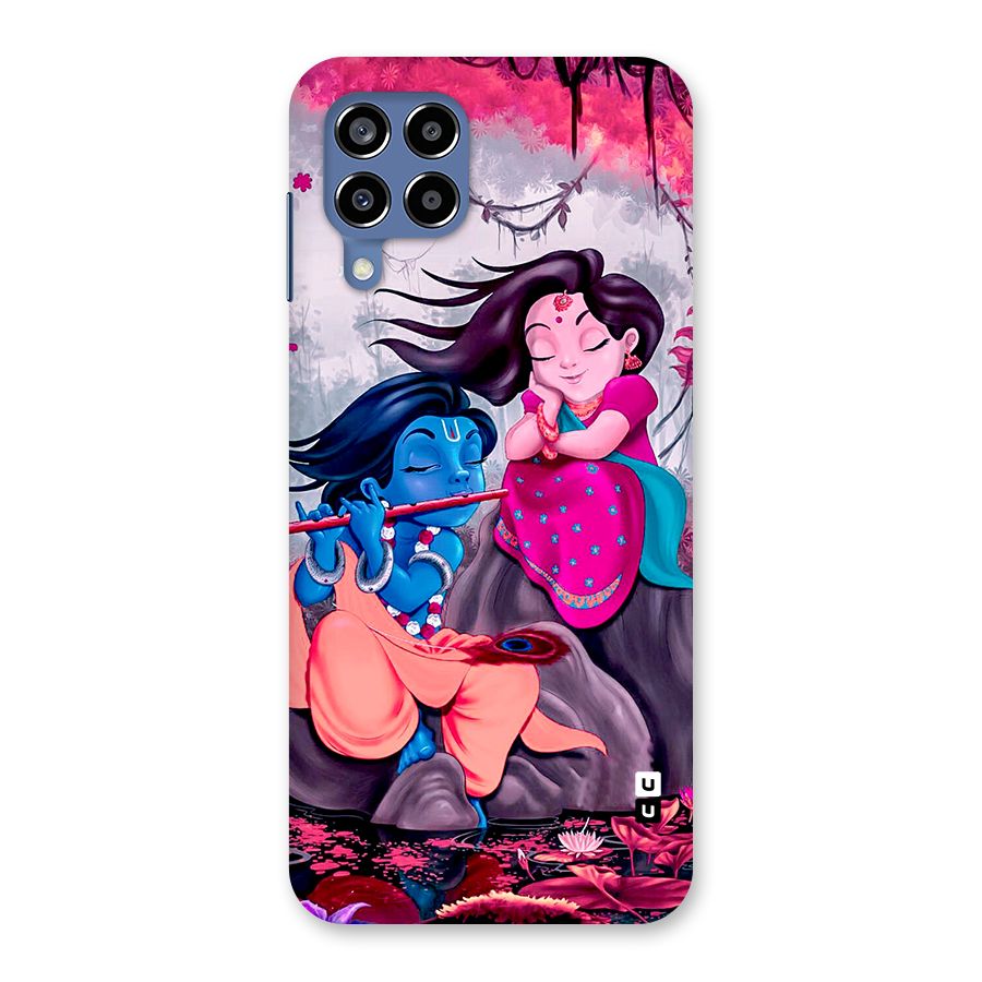 Cute Radha Krishna Back Case for Galaxy M53 5G