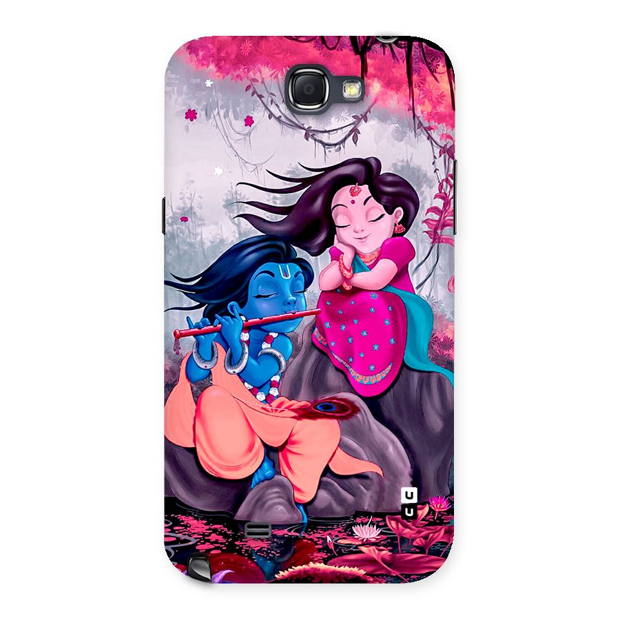 Cute Radha Krishna Back Case for Galaxy Note 2