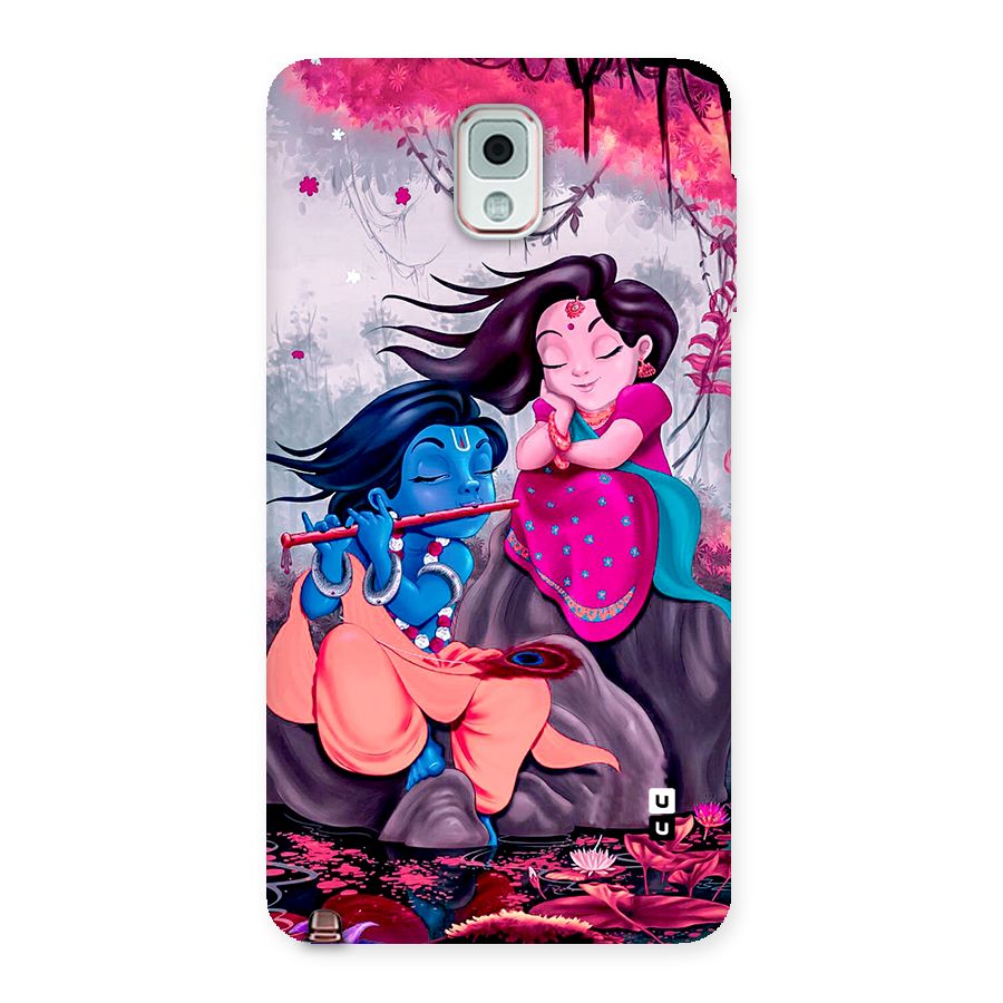 Cute Radha Krishna Back Case for Galaxy Note 3