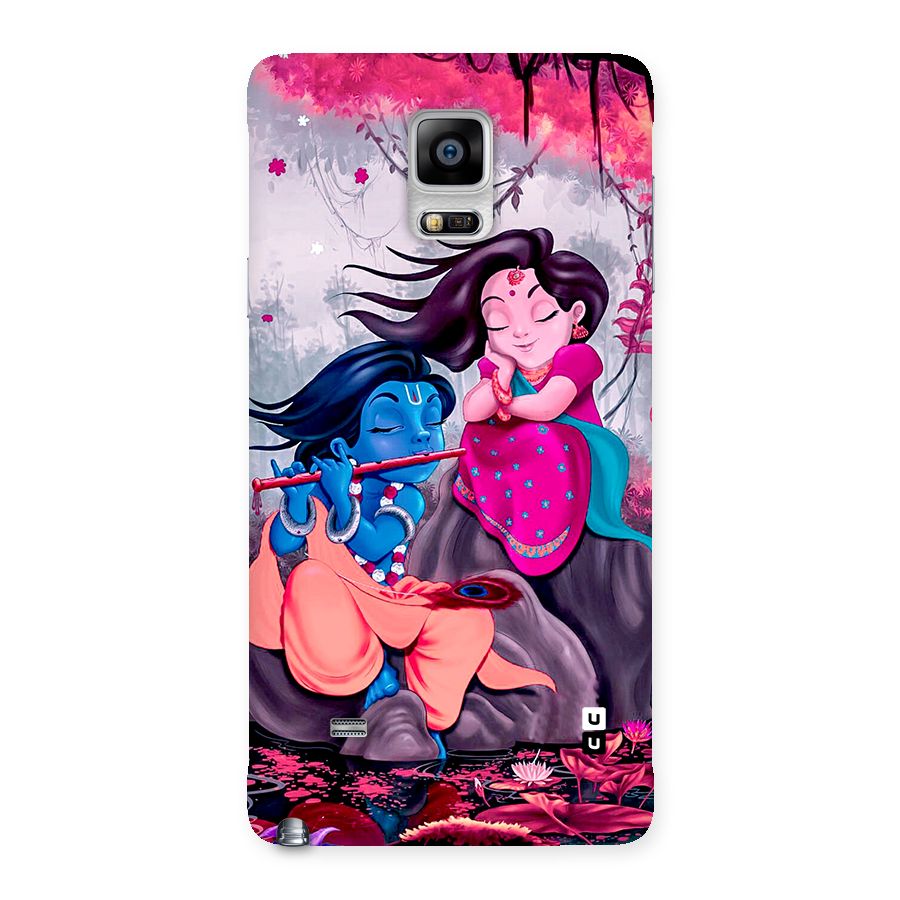 Cute Radha Krishna Back Case for Galaxy Note 4