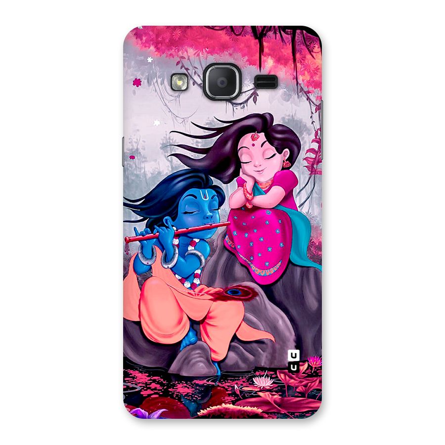 Cute Radha Krishna Back Case for Galaxy On7 2015