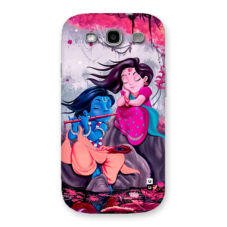 Cute Radha Krishna Back Case for Galaxy S3