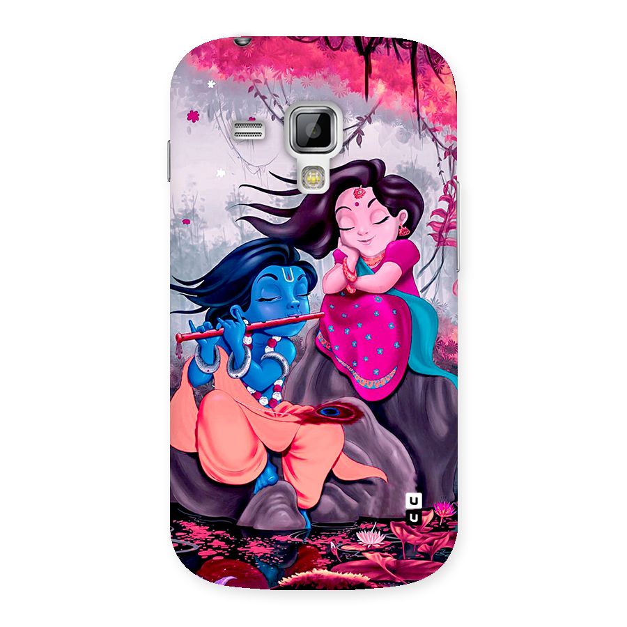 Cute Radha Krishna Back Case for Galaxy S Duos