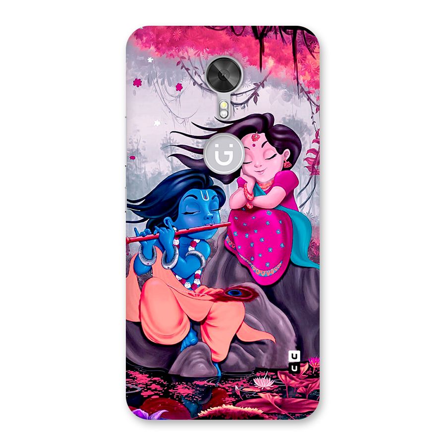 Cute Radha Krishna Back Case for Gionee A1