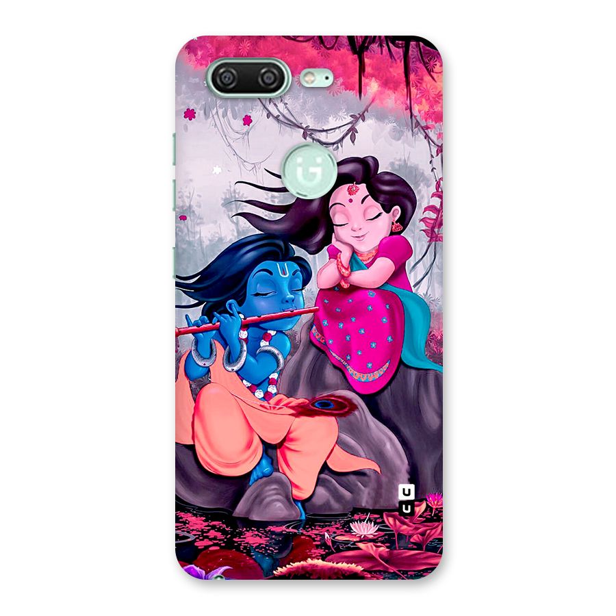 Cute Radha Krishna Back Case for Gionee S10
