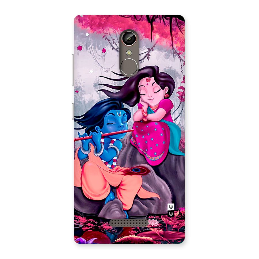 Cute Radha Krishna Back Case for Gionee S6s