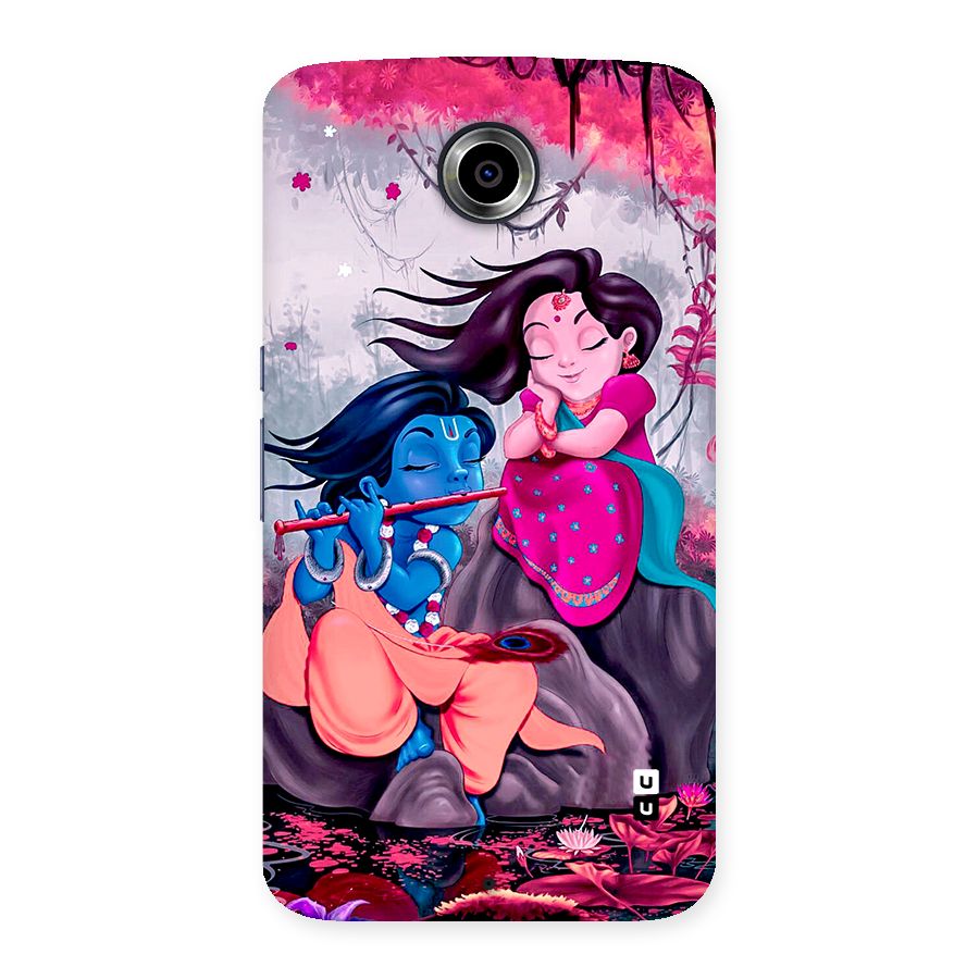 Cute Radha Krishna Back Case for Google Nexus 6