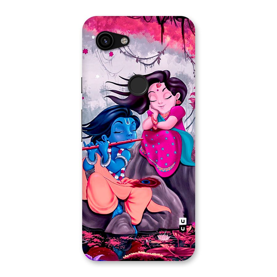 Cute Radha Krishna Back Case for Google Pixel 3a