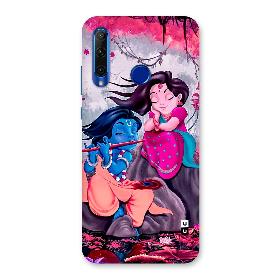 Cute Radha Krishna Back Case for Honor 20i