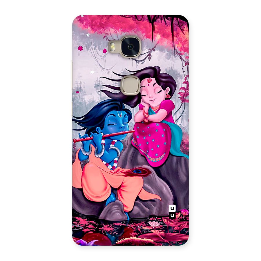 Cute Radha Krishna Back Case for Honor 5X