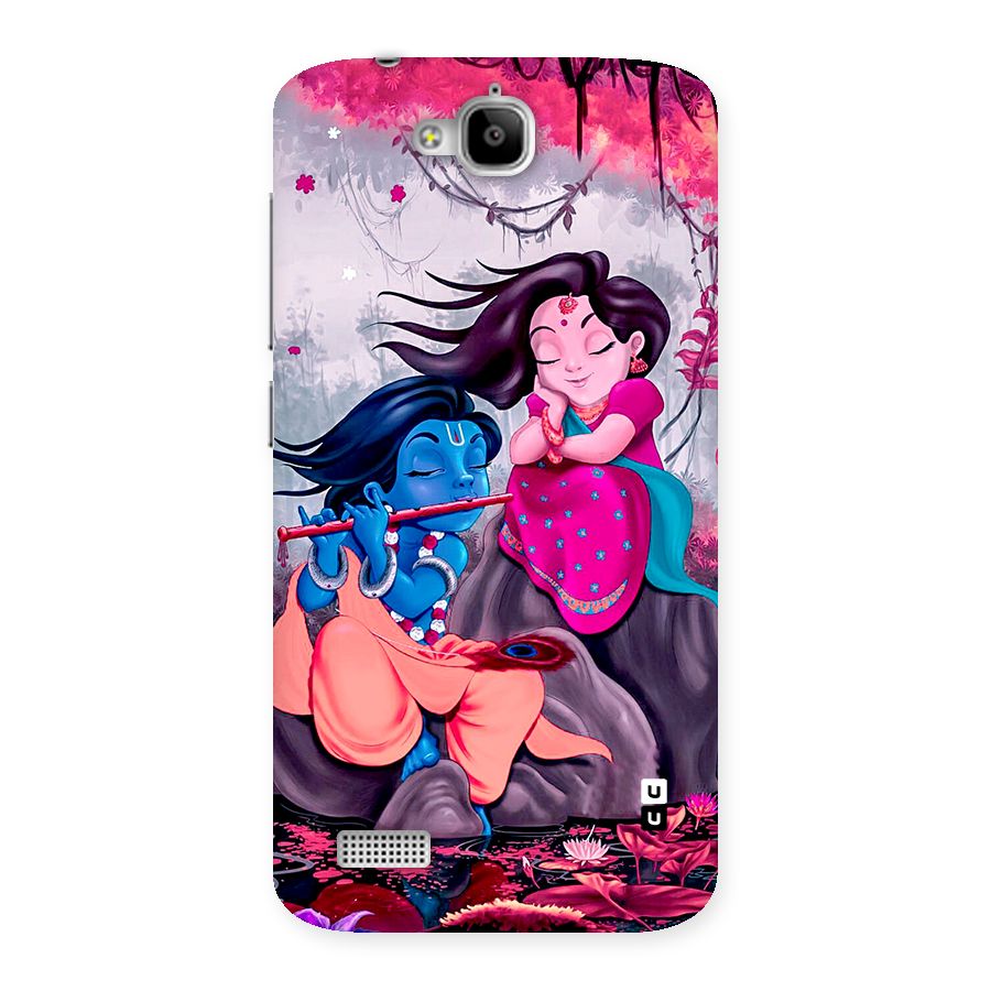 Cute Radha Krishna Back Case for Honor Holly