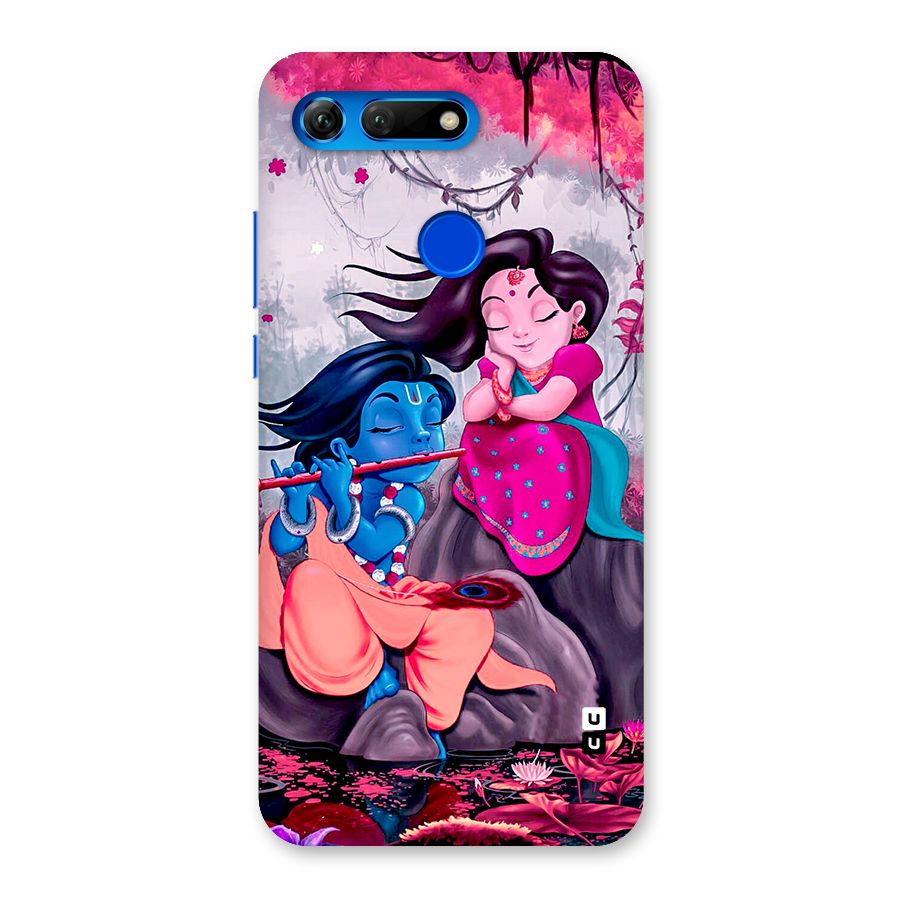 Cute Radha Krishna Back Case for Honor View 20