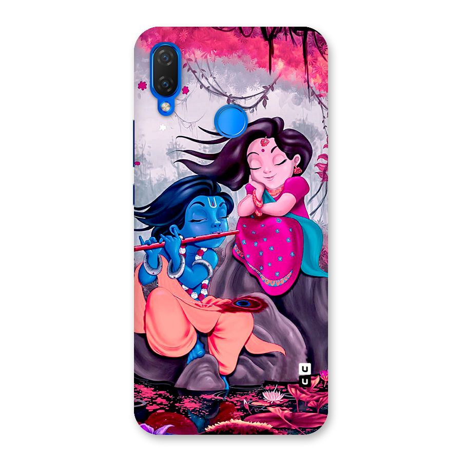 Cute Radha Krishna Back Case for Huawei P Smart+
