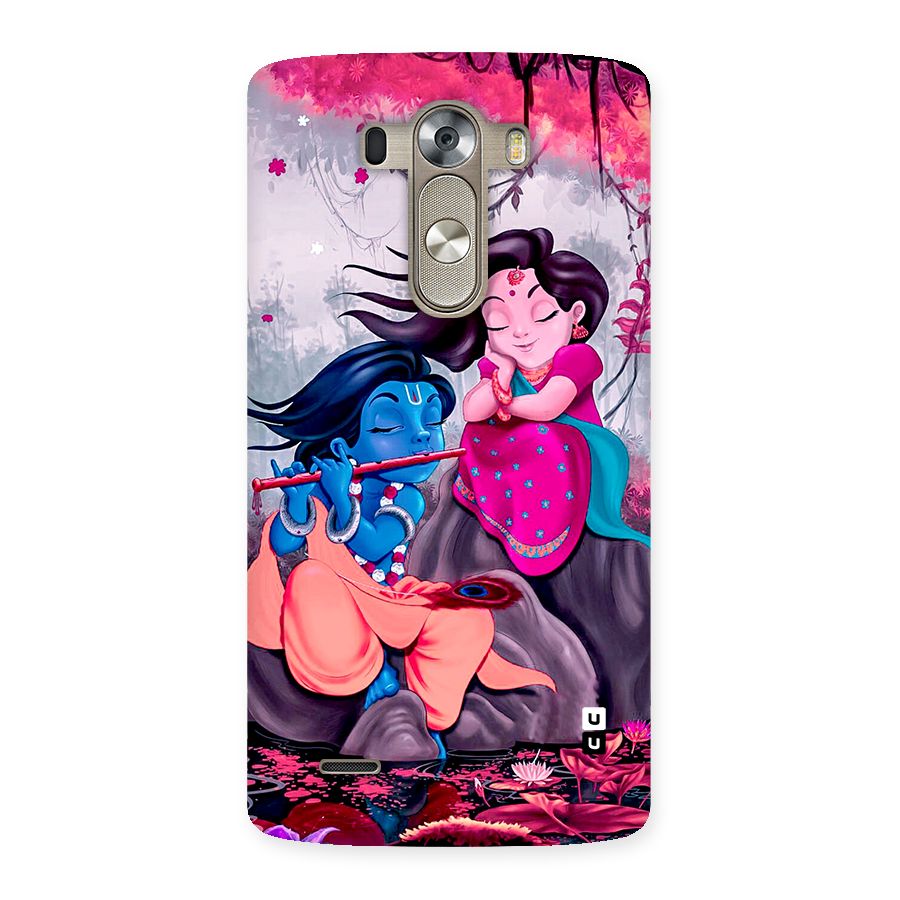 Cute Radha Krishna Back Case for LG G3