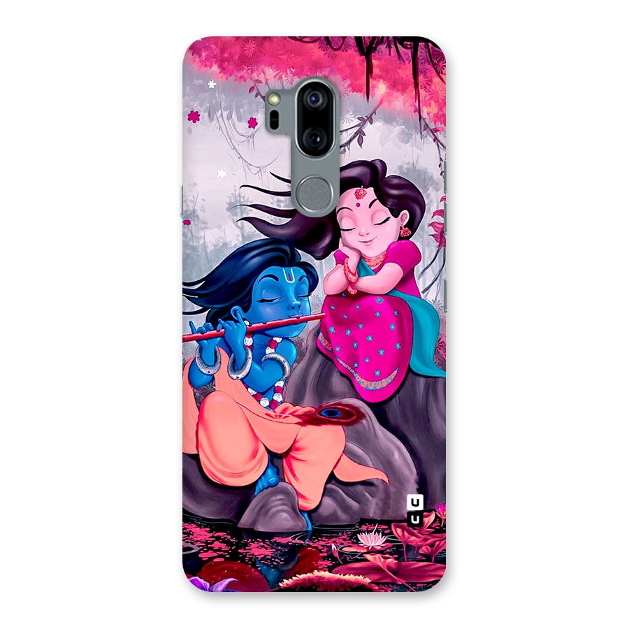 Cute Radha Krishna Back Case for LG G7