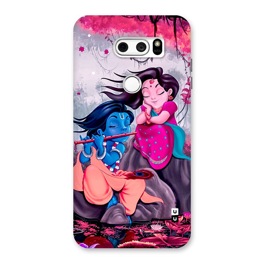 Cute Radha Krishna Back Case for LG V30