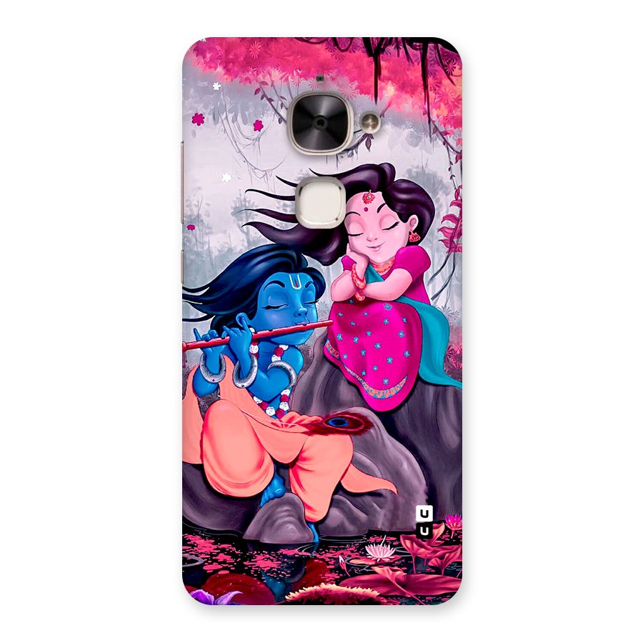 Cute Radha Krishna Back Case for Le 2
