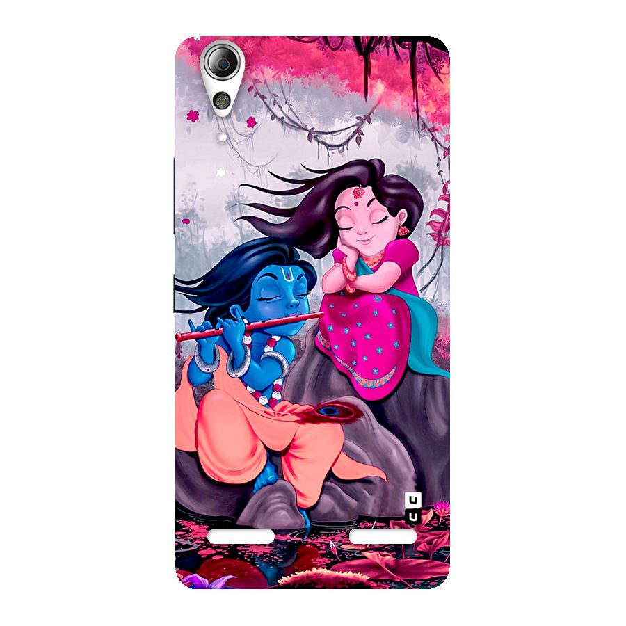 Cute Radha Krishna Back Case for Lenovo A6000 Plus