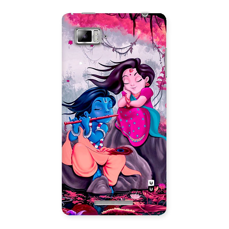 Cute Radha Krishna Back Case for Lenovo Vibe Z K910
