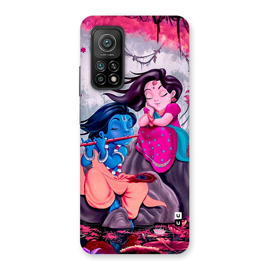 Cute Radha Krishna Back Case for Mi 10T 5G