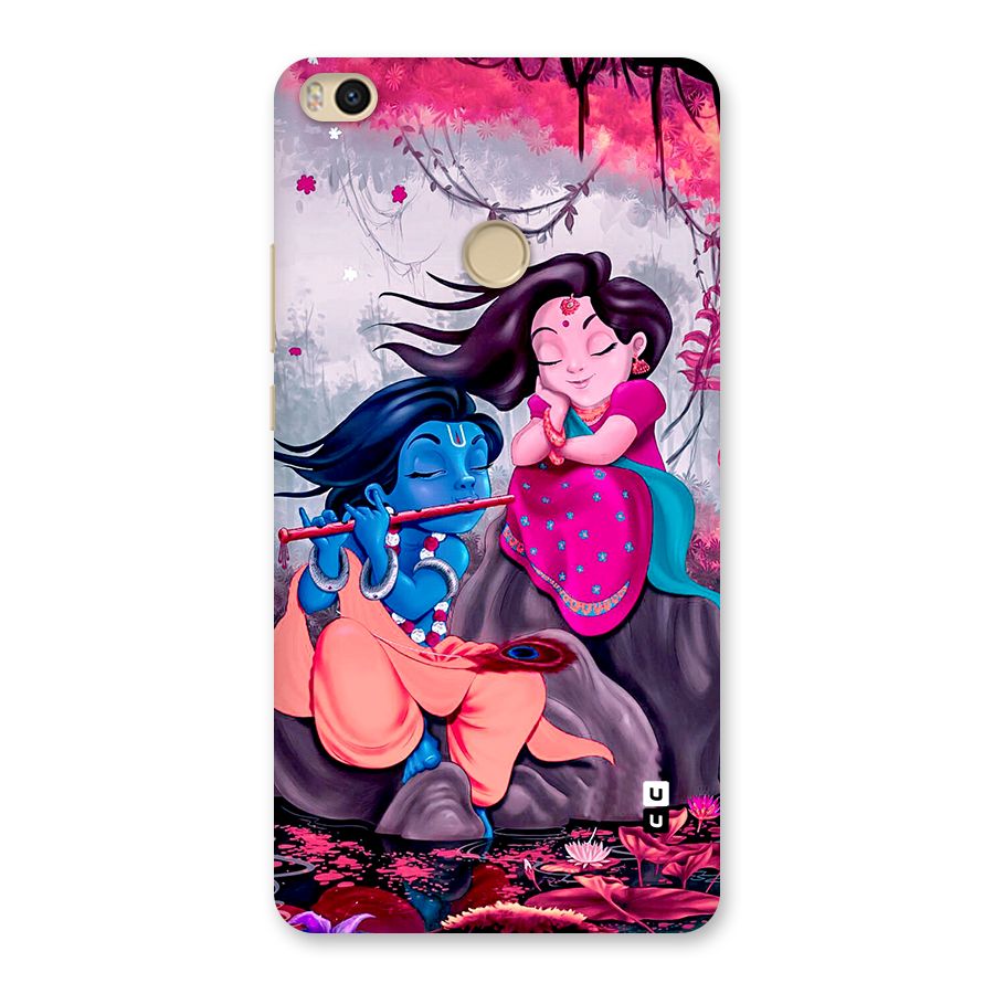 Cute Radha Krishna Back Case for Mi Max 2