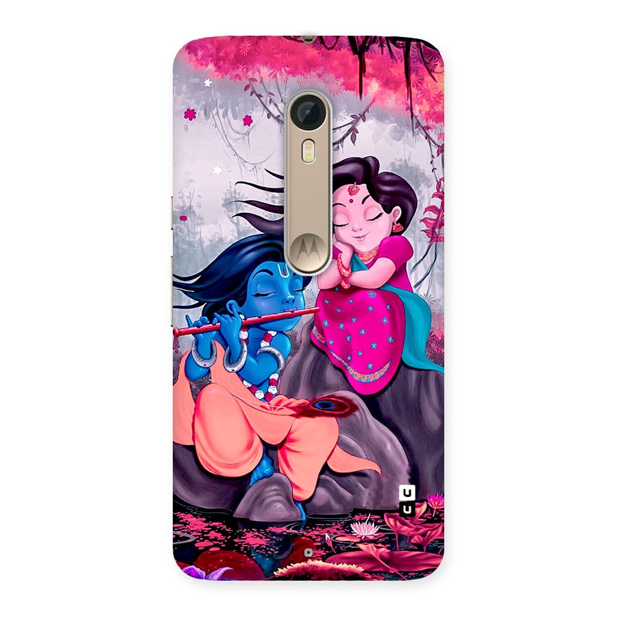 Cute Radha Krishna Back Case for Moto X Style