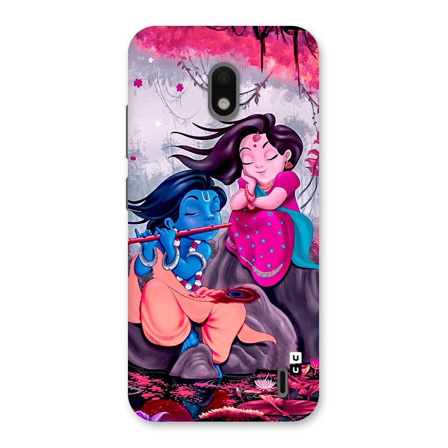 Cute Radha Krishna Back Case for Nokia 2.2