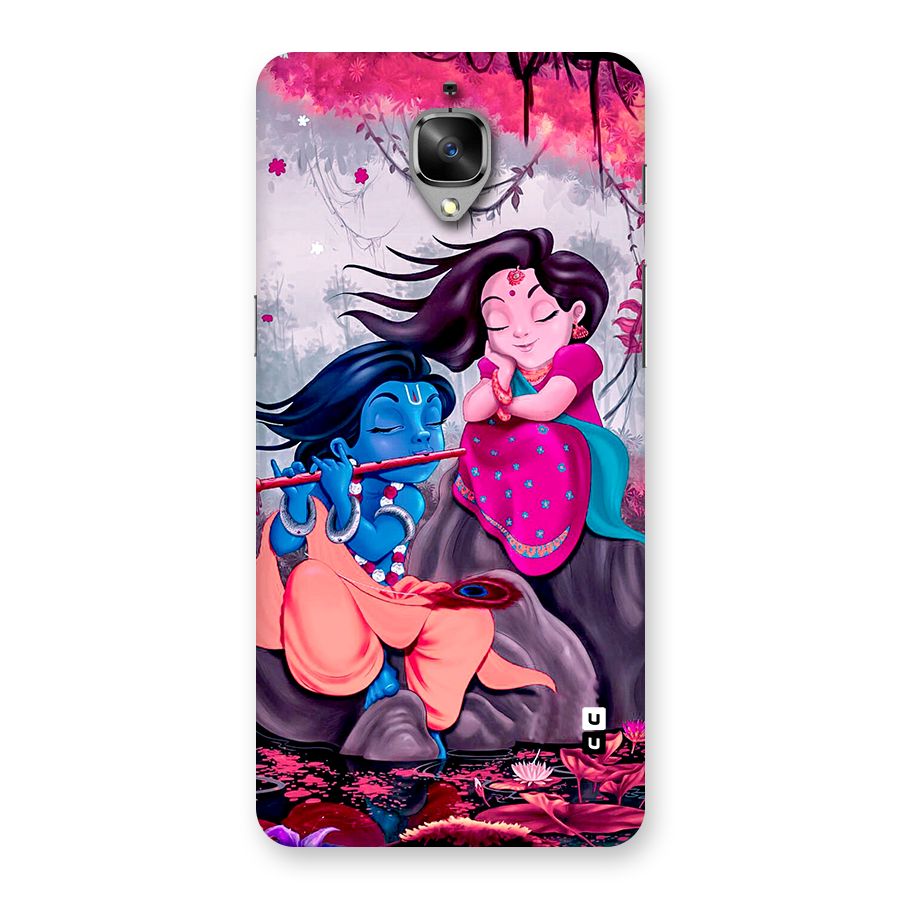 Cute Radha Krishna Back Case for OnePlus 3