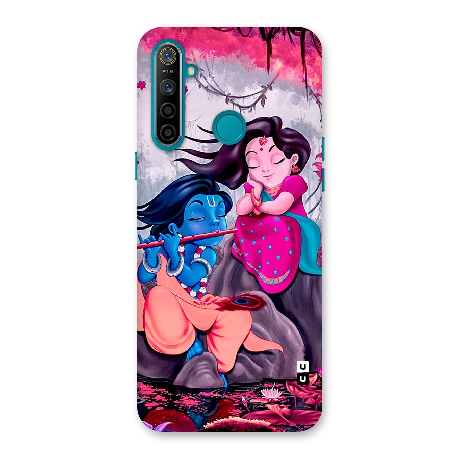 Cute Radha Krishna Back Case for Realme 5i