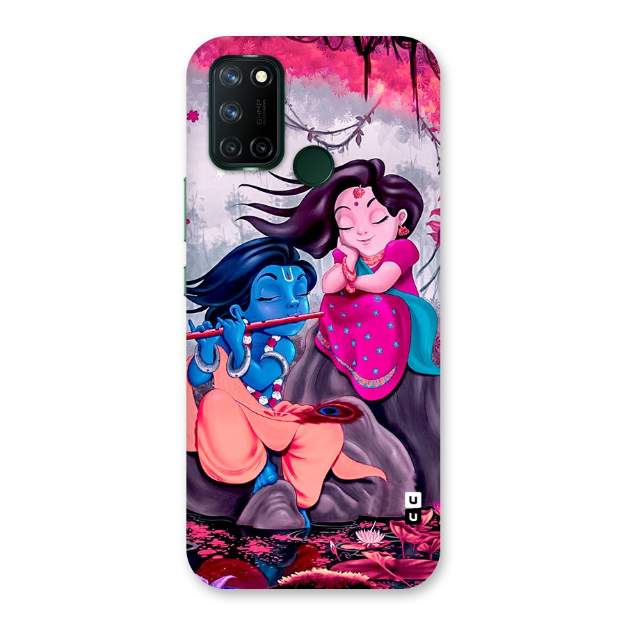 Cute Radha Krishna Back Case for Realme 7i