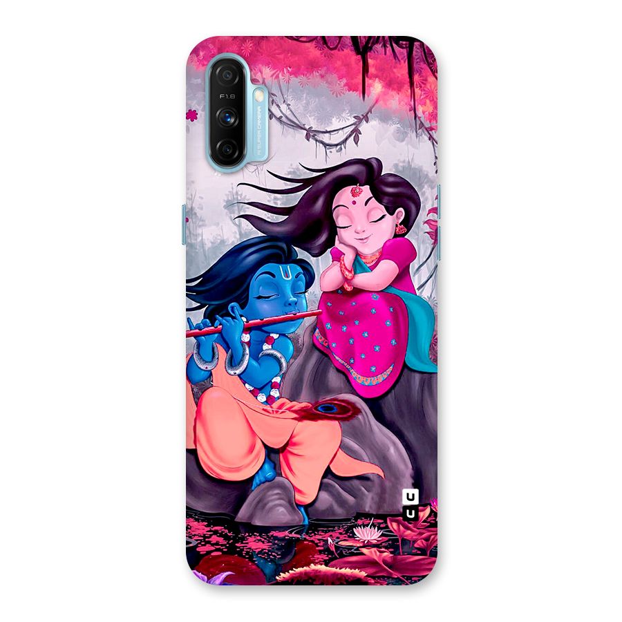 Cute Radha Krishna Back Case for Realme Narzo 20A
