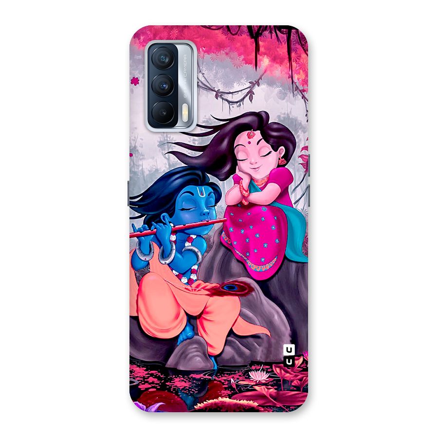 Cute Radha Krishna Back Case for Realme X7
