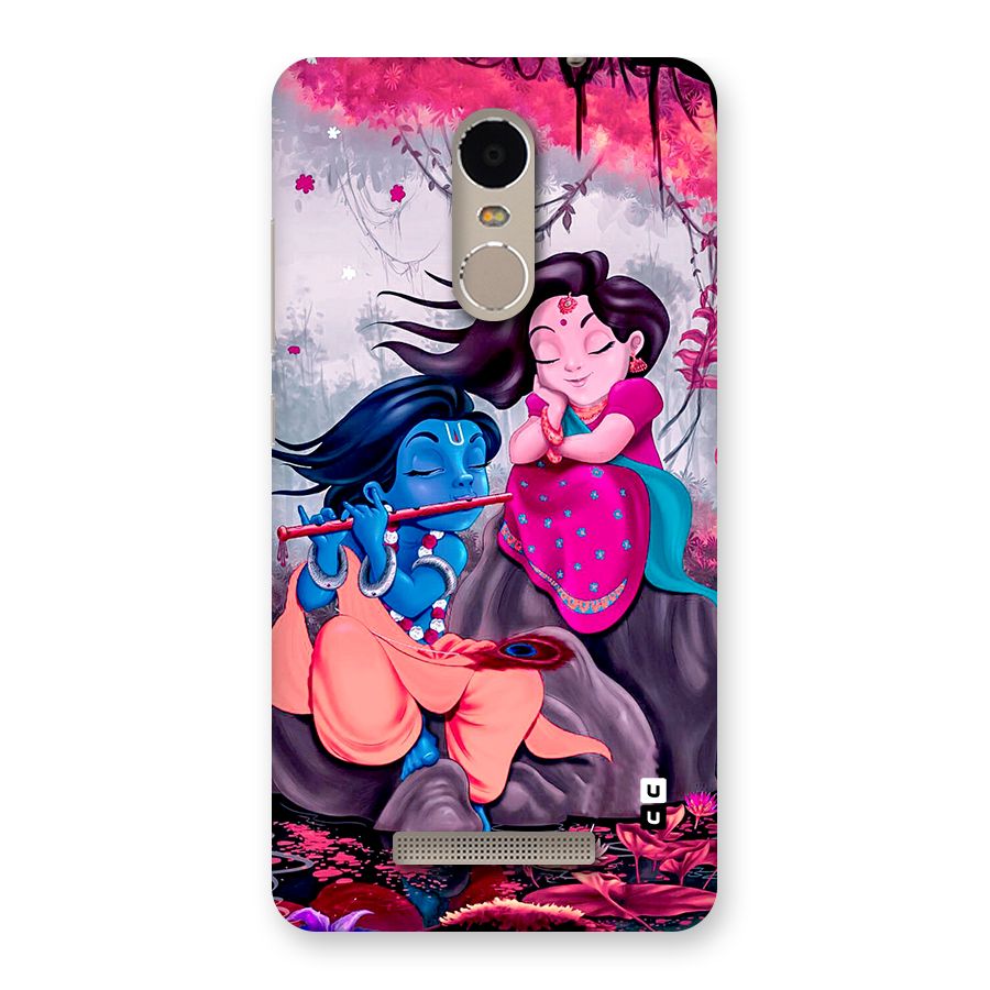 Cute Radha Krishna Back Case for Redmi Note 3